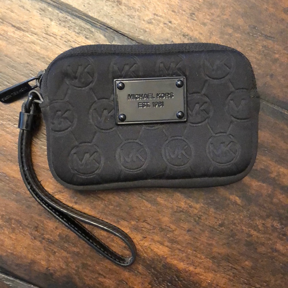 Michael Kors Black Wristlet